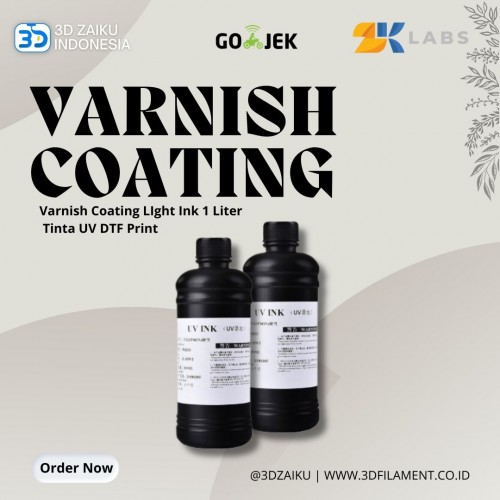 ZKLabs UV Printer Varnish Coating LIght Ink 1 Liter Tinta UV DTF Print - Soft